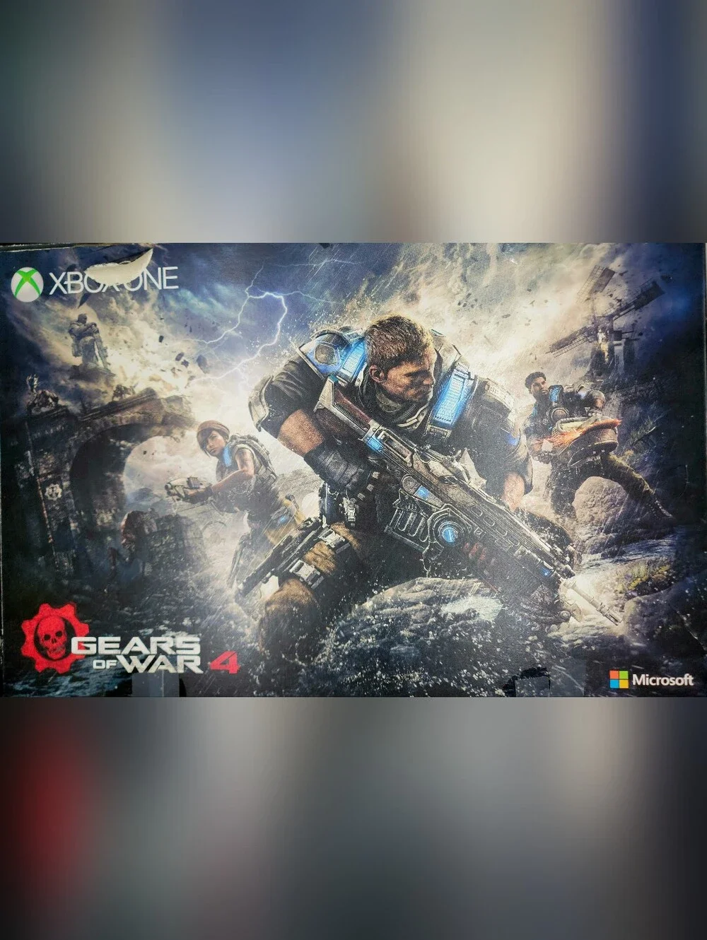 Microsoft Xbox One S Gears Of War 4 Limited Edition Red Console 2 Tb W/2 Control